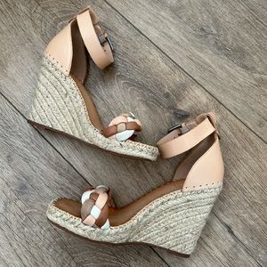 Dolce vita nude wedge